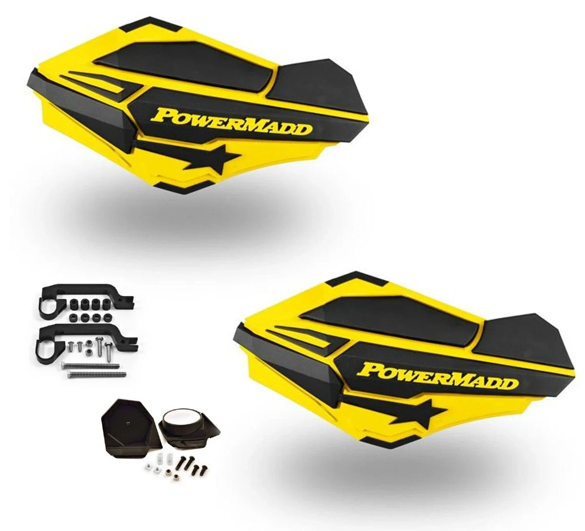 Powermadd Sentinel Hand Guards Mirror Kit for Suzuki LTZ 250 LTZ 400 (2004–2009)