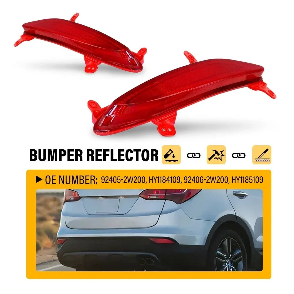 Rear Bumper Reflector Cover for Hyundai Santa Fe Sport (2013–2016) EXV