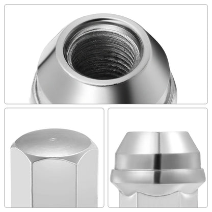 Set of 24 Chrome Acorn Lug Nuts M14x1.5