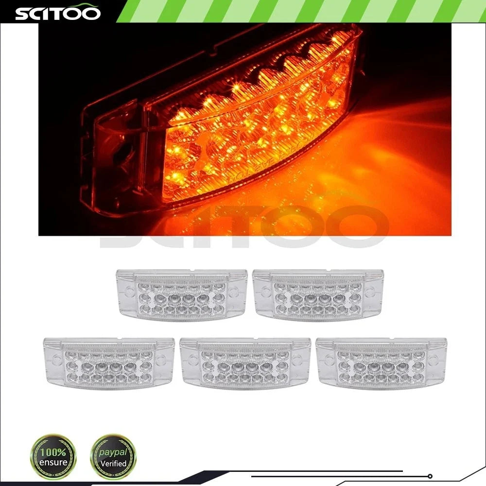 Set of 5 Yellow Side Markers for Freightliner M2 106 (2004-2017)