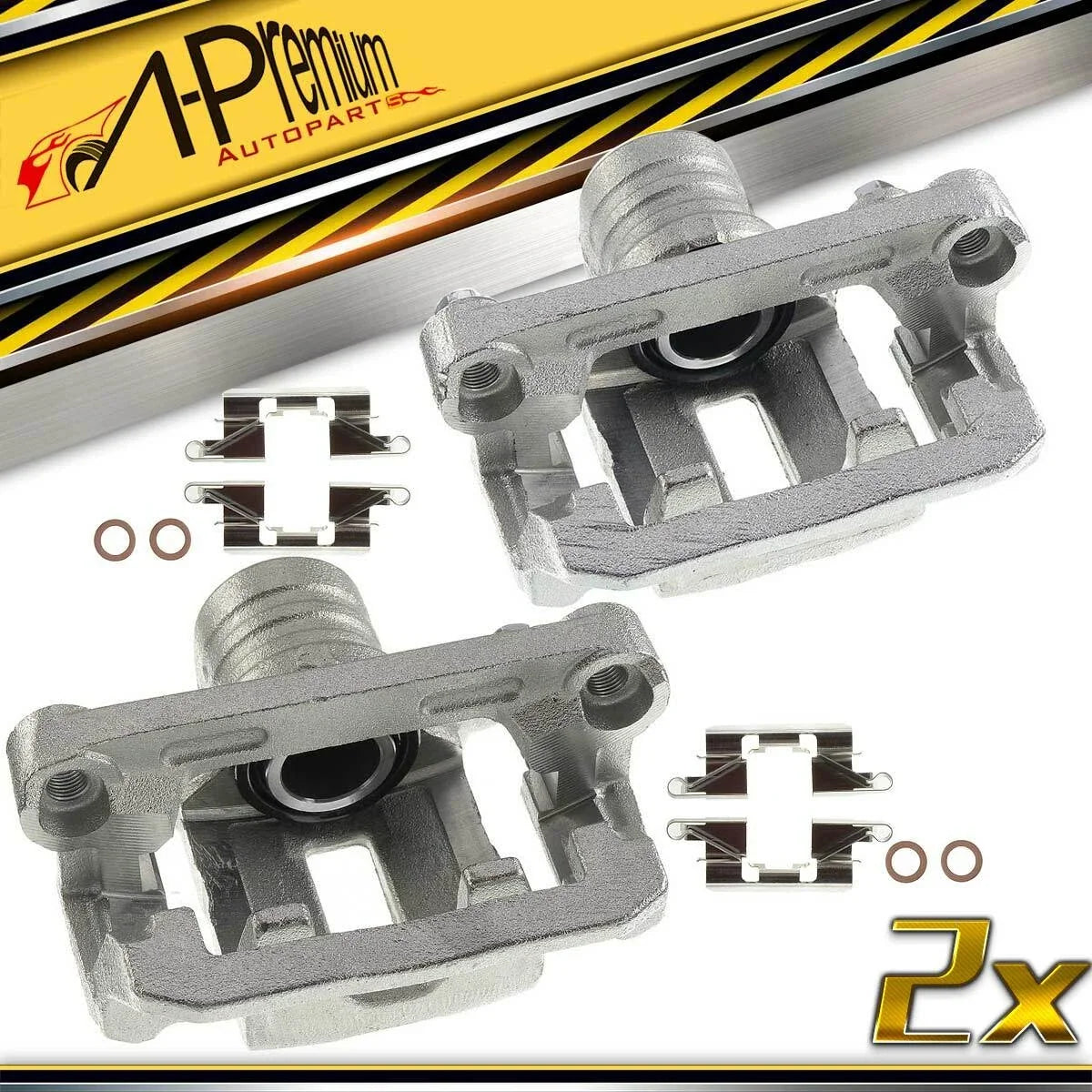 Pair Rear Brake Calipers for Nissan Frontier Xterra (2005–2023)