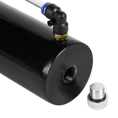 Oil Catch Reservoir Tank for Racing Engine - Aluminum with Hose & Indicator