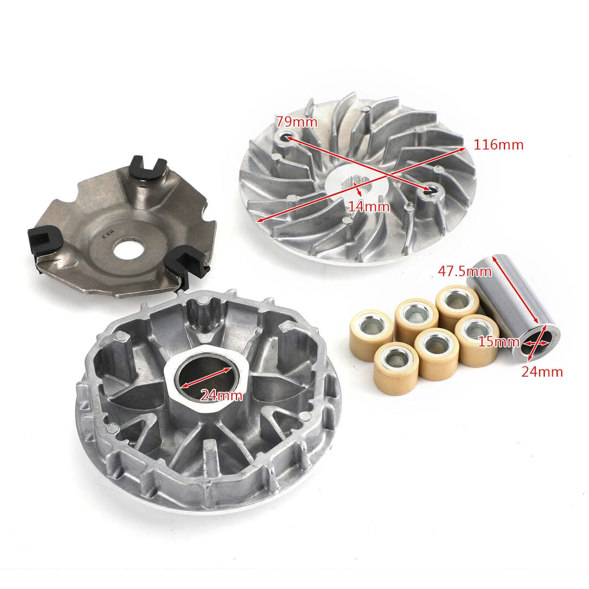 Front Variator Clutch for Honda PCX150 PCX125 (2009–2018) T9