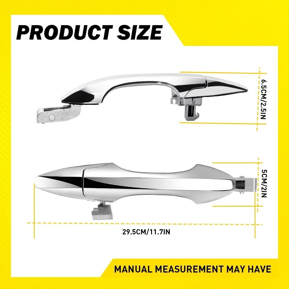 Rear Left Chrome Door Handle for Acura MDX 2007-2013 OE 72680STXA02