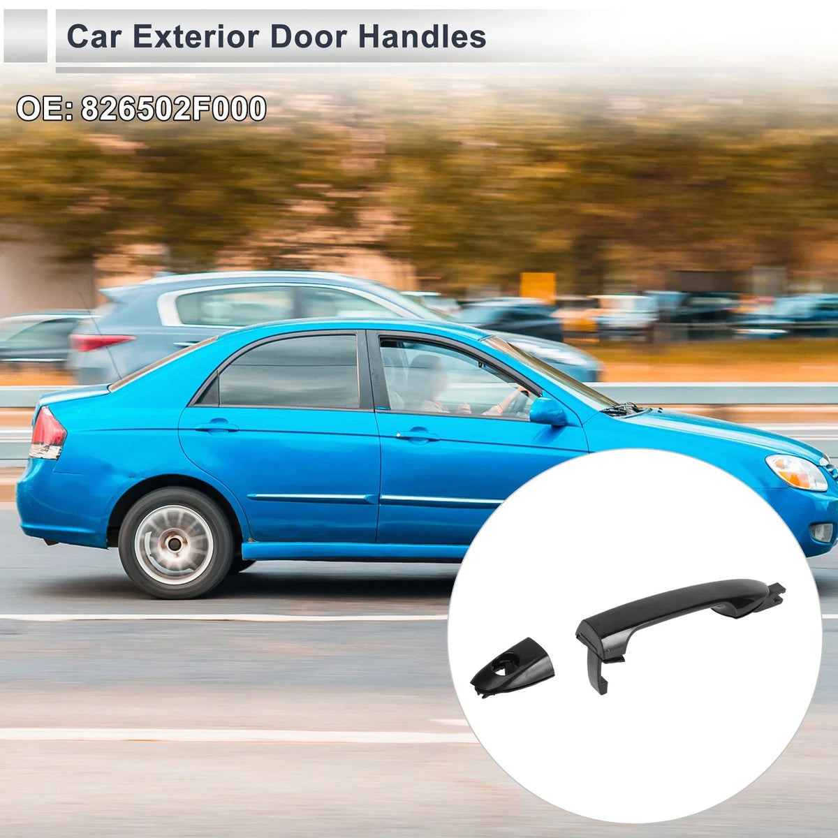 Front Left Door Handle for Kia Spectra Cerato (2005–2015) No. 826502F000