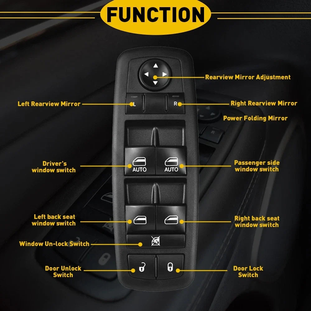Master Power Window Switch for Chrysler 300 Dodge Charger (2015–2018)