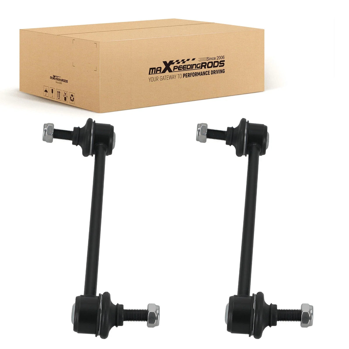 2pc Front Stabilizer Sway Bar End Links for Ford Focus (2000–2011) K80066