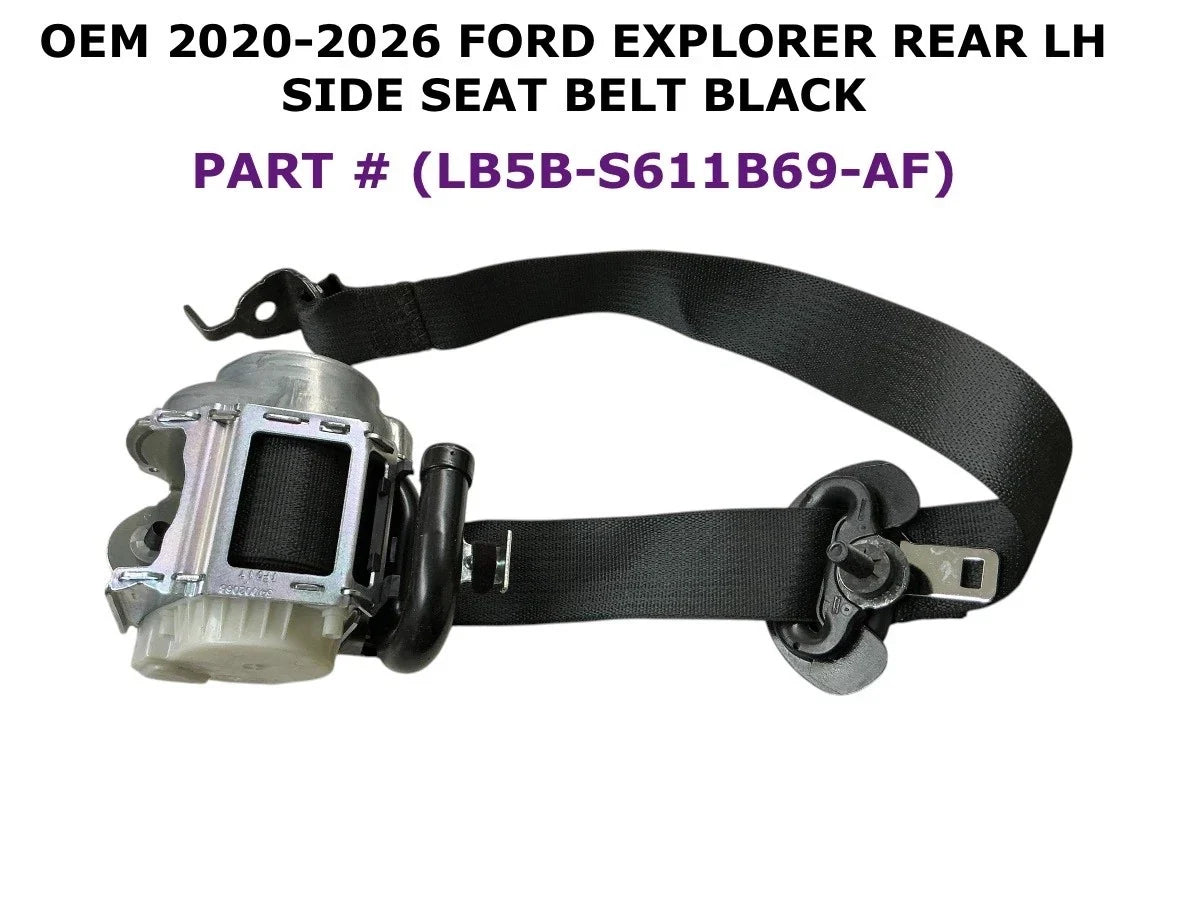 Rear Left Seat Belt LB5B-S611B69-AF for Ford Explorer (2020–2026)