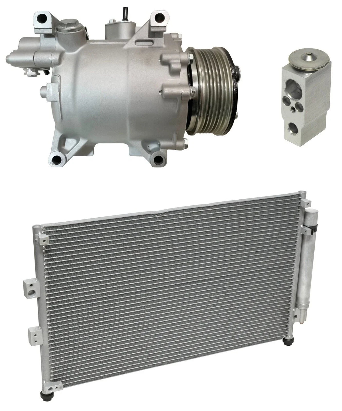 AC Compressor Kit With Condenser for Honda Civic Sedan 2.0L (2011–2015)