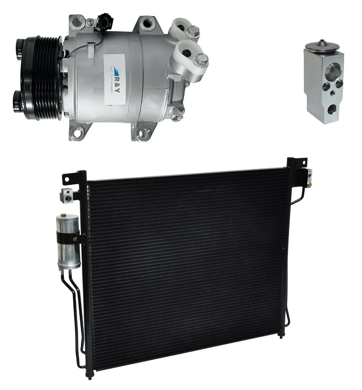 A C Compressor Kit With Condenser for Nissan Pathfinder 5.6L (2009–2012)