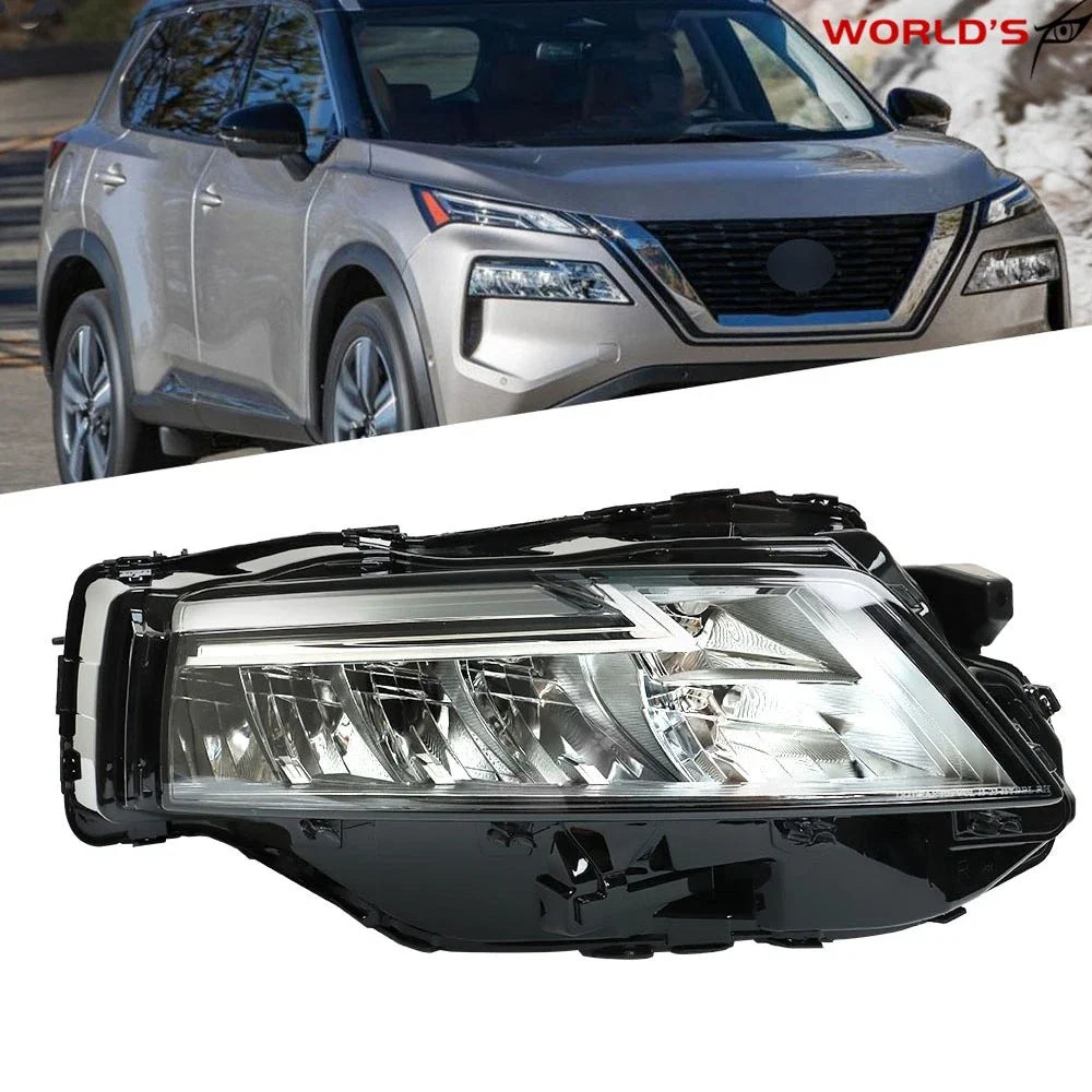 LED Chrome Clear Lens Headlight for Nissan Rogue SL/SV (2021–2023)