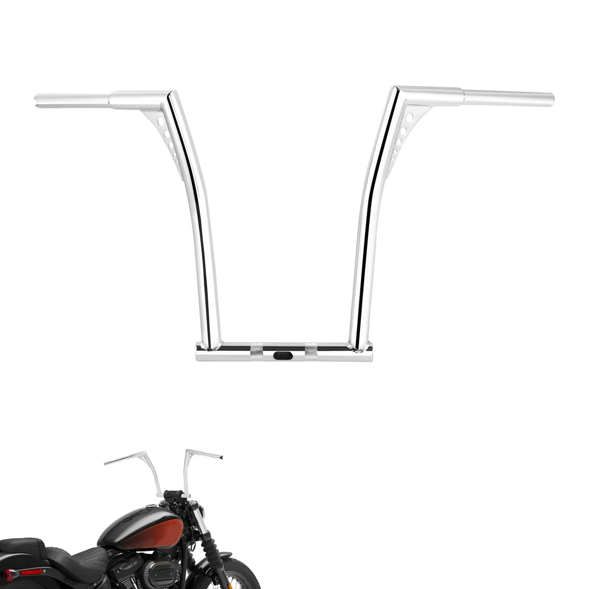 Ape Hanger 18-Inch Handlebar for Harley Dyna FXDB FXDF (2006-2017)
