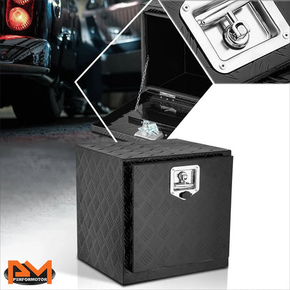 Truck Aluminum Tool Box with Over-Hanging Lip (18"x17.7"x18")