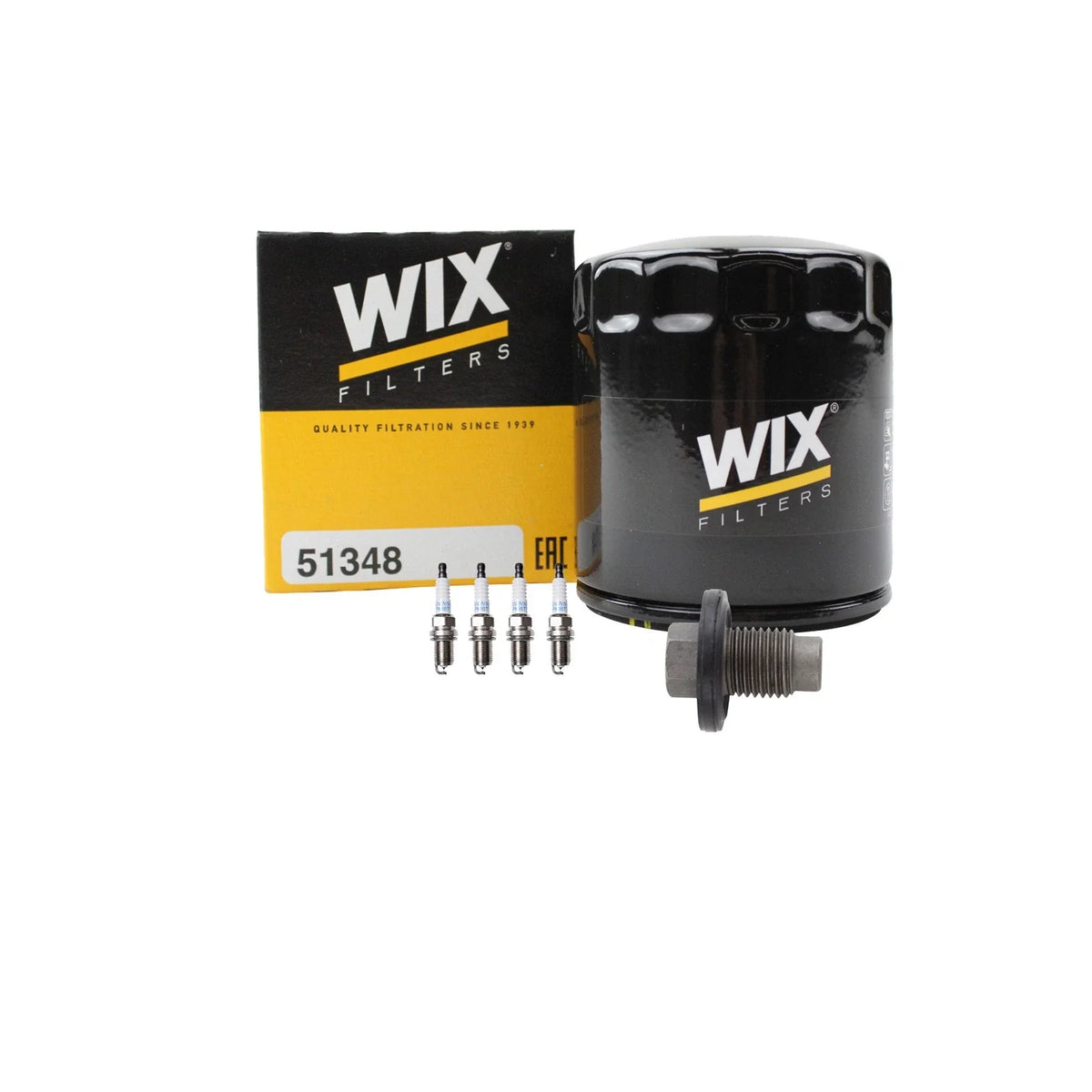 Wix Engine Oil Filter with Denso Platinum TT Spark Plugs for Stratus 95-06