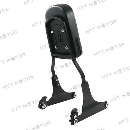 Matte Black Sissy Bar with Detachable Backrest for FLSTC/FLSTS 2000-2023