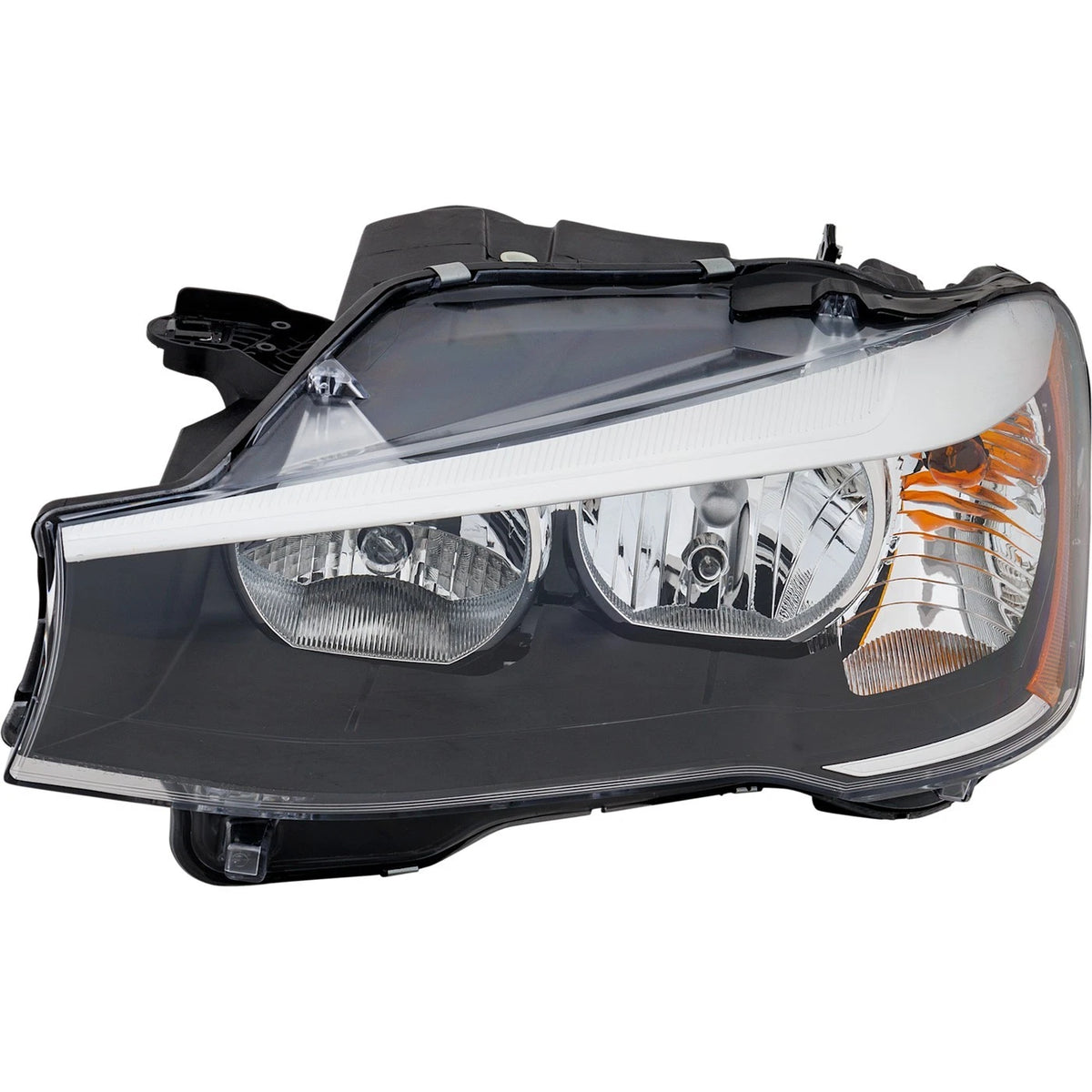 Driver Side Headlight for BMW X3 (2015–2017) Halogen with Bulb CAPA