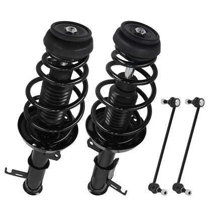 Front Assembly Struts with Sway Bars & Coil Springs for Buick Verano 2012-2017