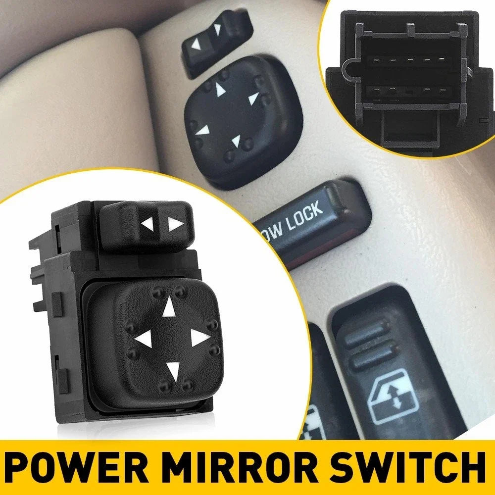 Power Mirror Switch for Chevrolet Silverado GMC Sierra (2000–2002) 15045085 V