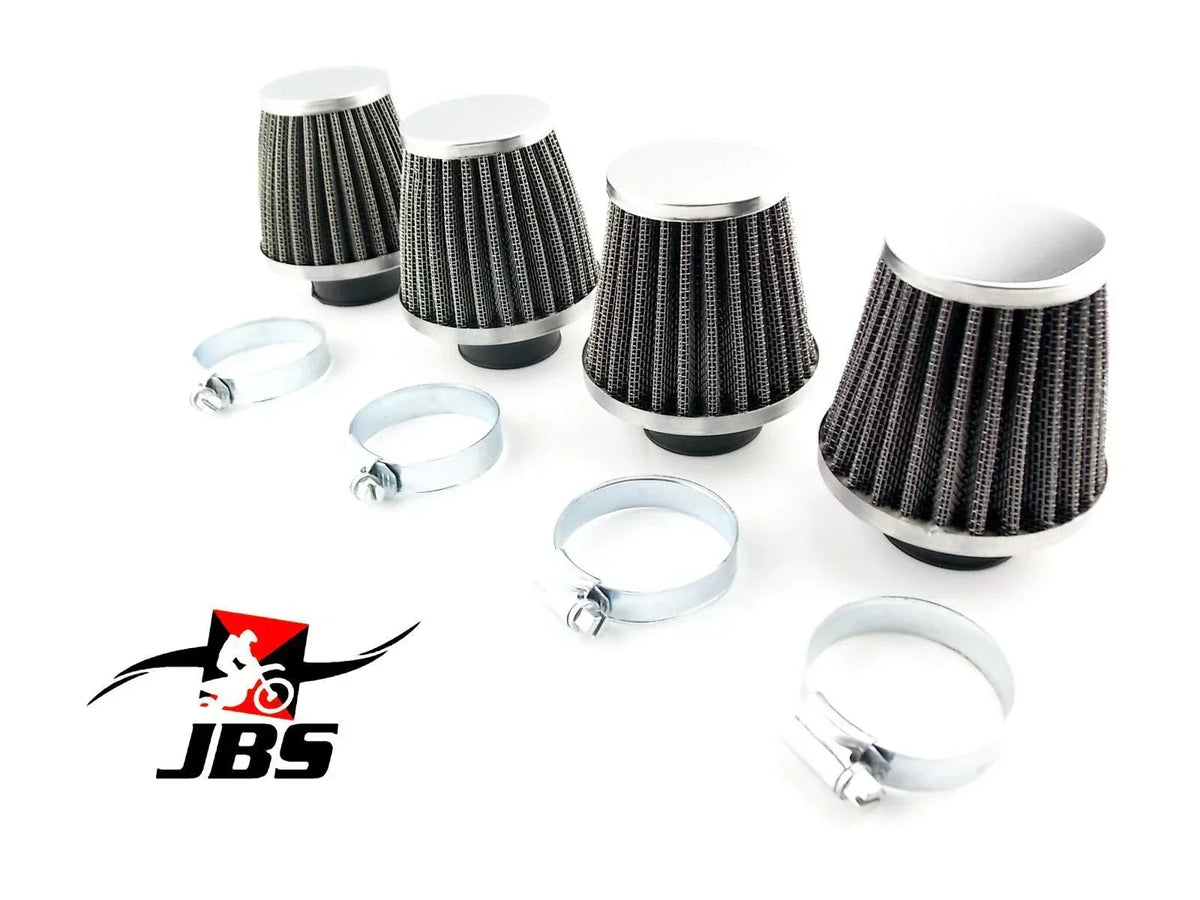 Hi Flow 39mm Chrome Pod Air Filters for Universal Applications