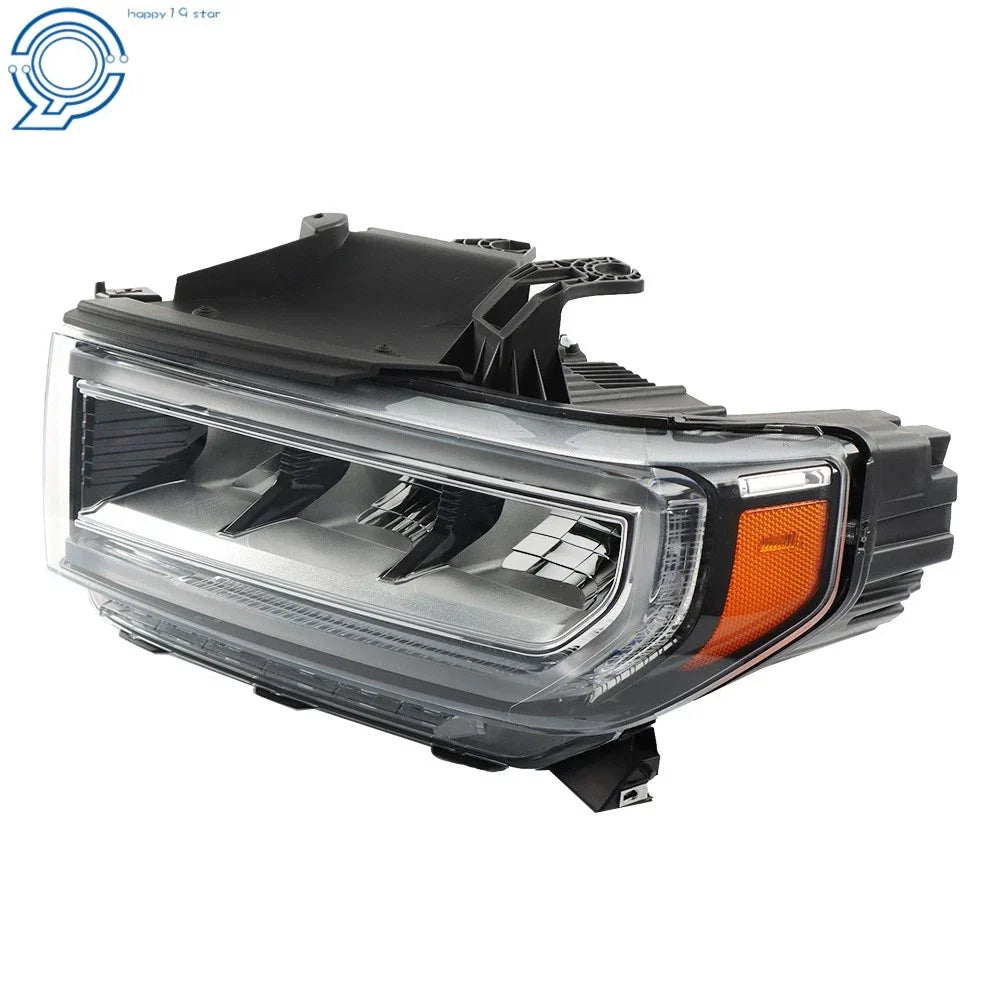 Full LED Headlight for GMC Acadia AT4 (2020–2023) Clear Chrome Housing