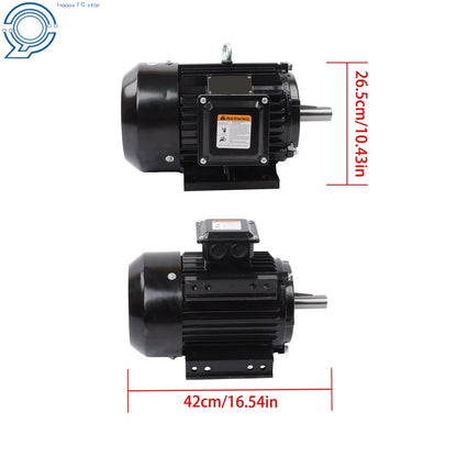 TEFC 5HP Three Phase Motor 184T 230/460 Volt (Industrial)