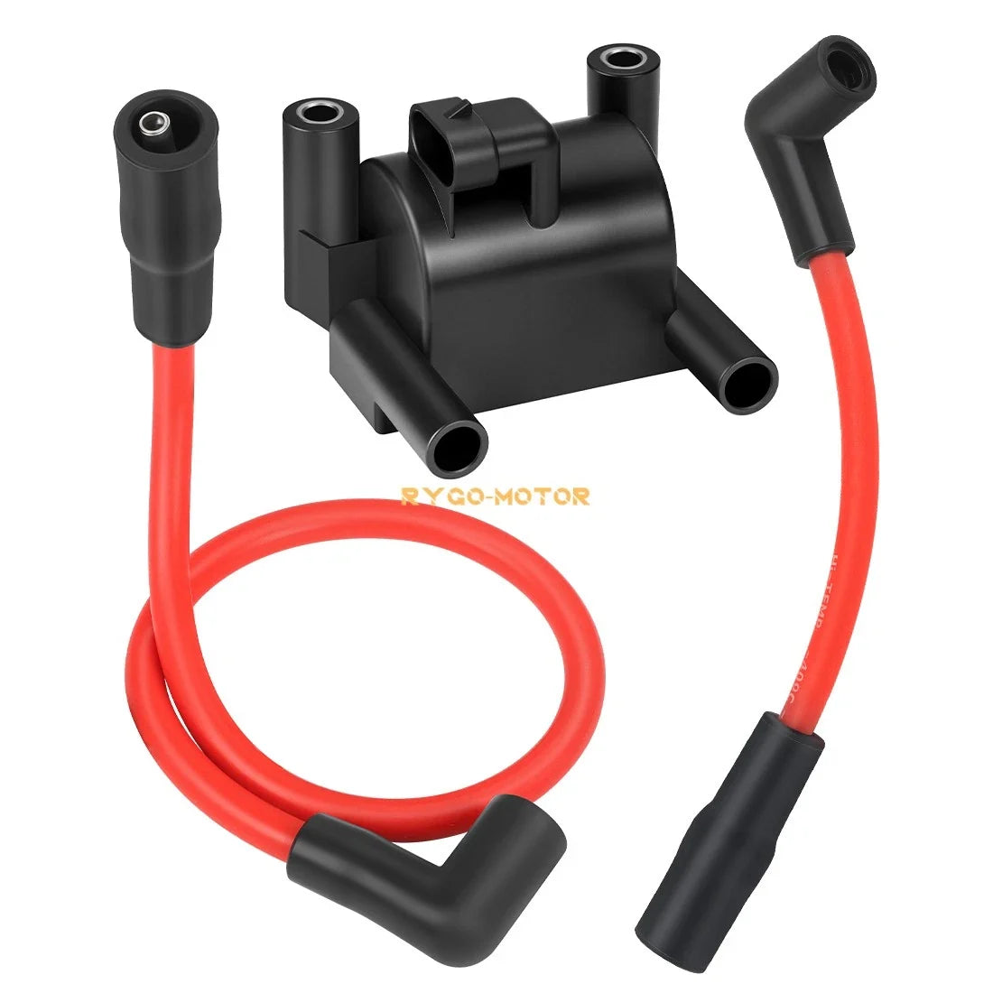 Ignition Coil & Spark Plug Wire Cap for FXD FLD FXST FXSB FXSE 2000-2017