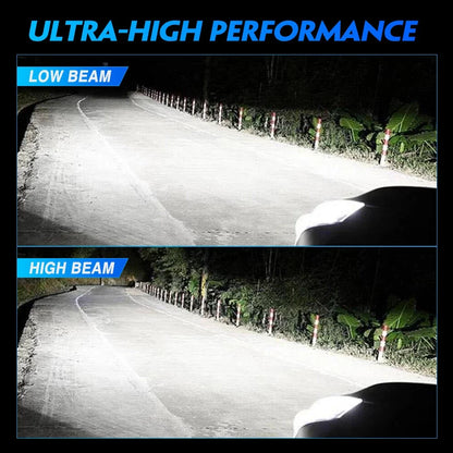 2X H4 LED Headlight Bulbs 40000LM 6500K for NOVSIGHT