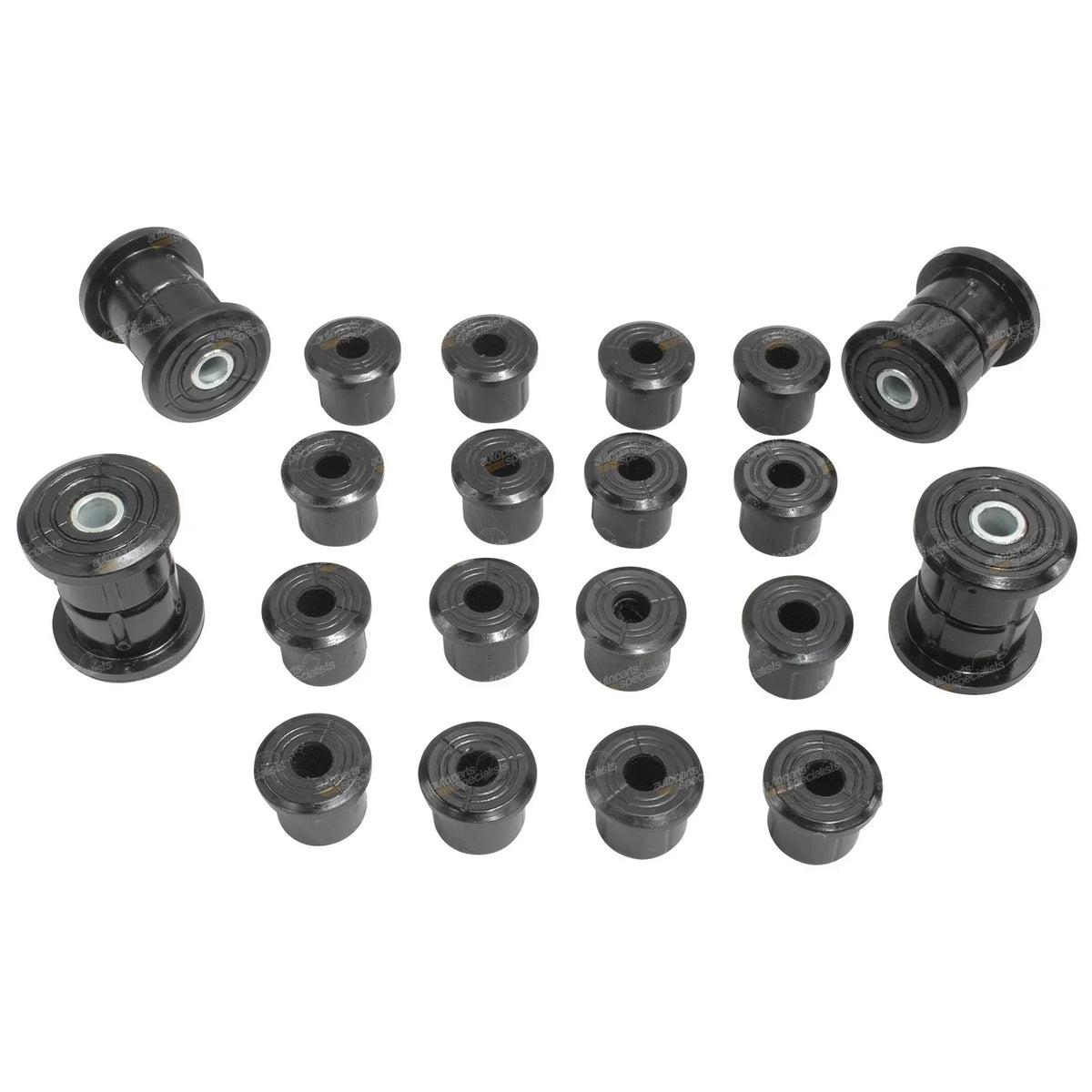 Front/Rear Full Leaf Spring + Shackle Poly Bush Kit for Suzuki Sierra