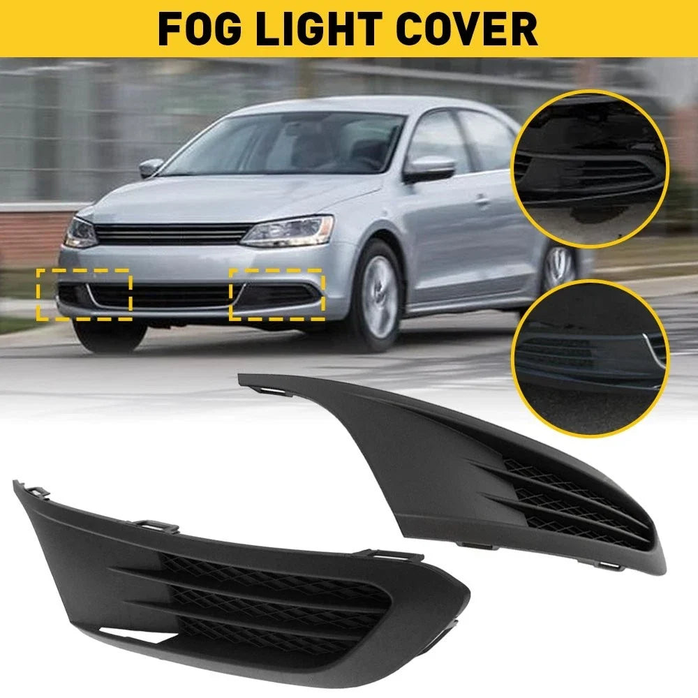 Fog Light Lamp Hole Cover Trim Pair for Volkswagen Jetta (2011–2014)