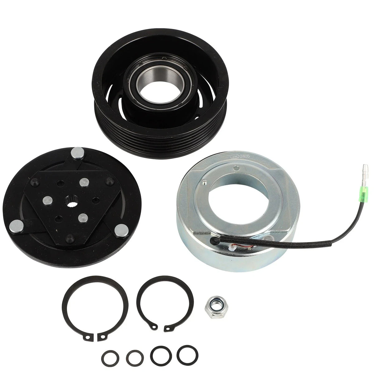 AC Compressor Clutch Kit for Mitsubishi Lancer 2.0L 2.4L (2009–2017)