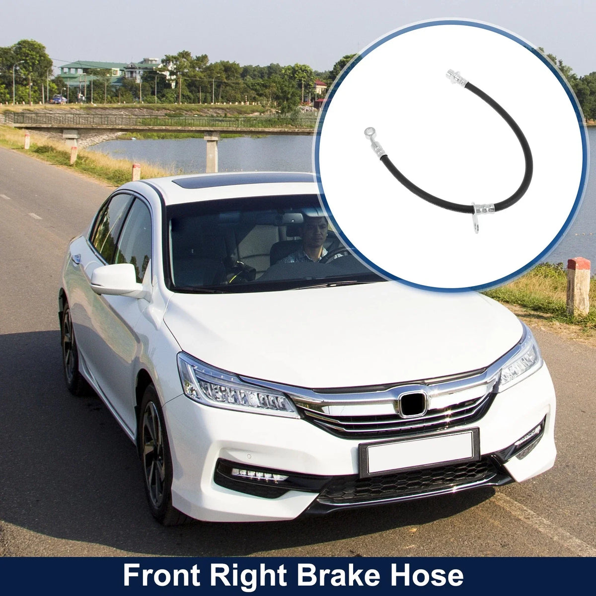 Front Right Brake Hose for Honda (No. 01464TB0W00)