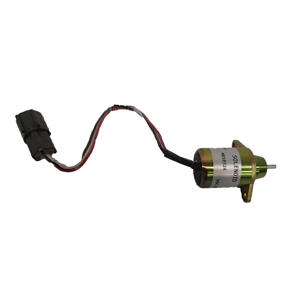 Fuel Shut Off Solenoid M810324 for John Deere 3032E 3203 4105 3036E (2010–2020)