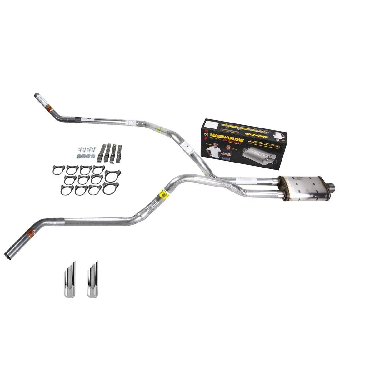 Dual Exhaust 2.5" Pipe for Ram (1994–2001) Magnaflow SW Tip Corner Exit