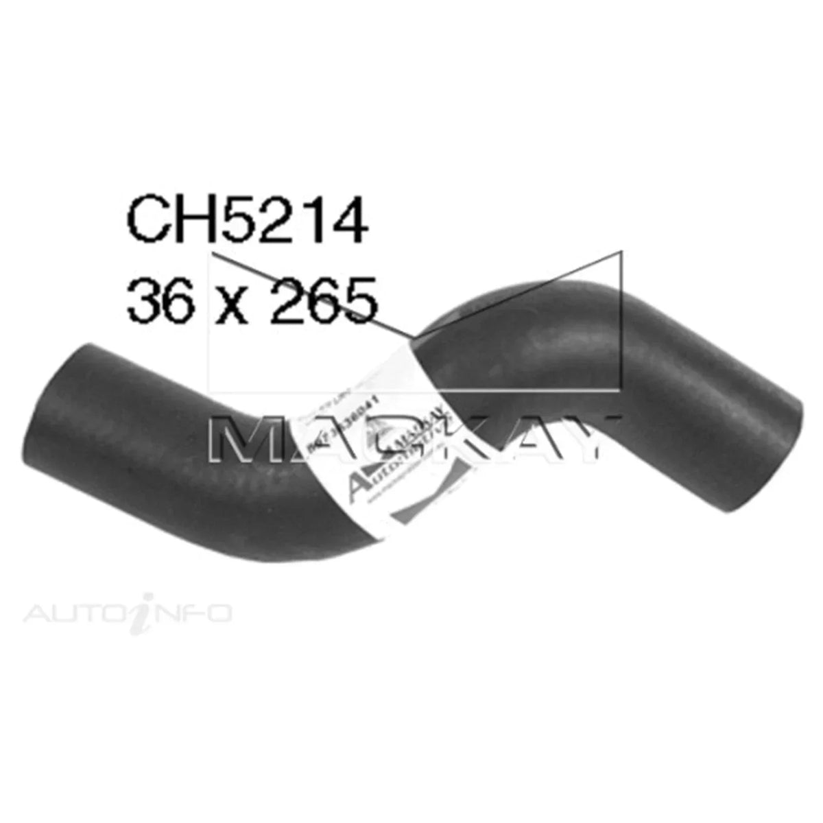 Radiator Hose Upper Top for Isuzu D-Max 3.0L 4cyl 08-12