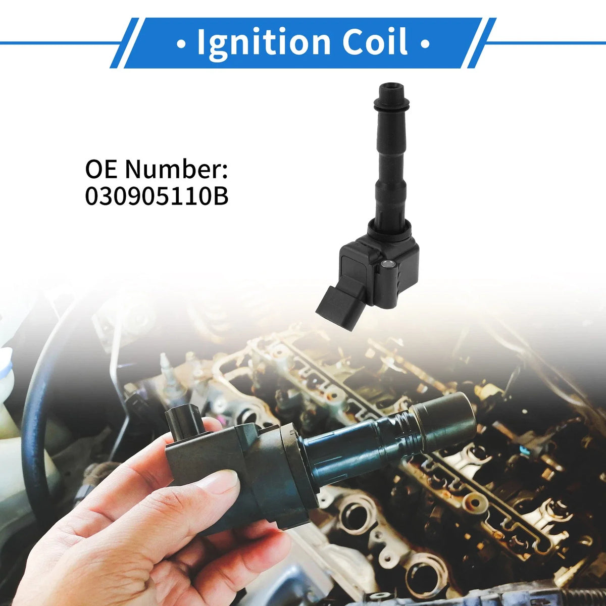 Ignition Coil Pack No.030905110B for Volkswagen Voyage 1.0 (2008–2023)
