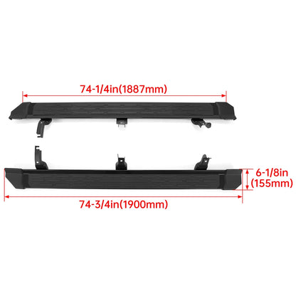 Set of 2 Side Step Nerf Bars for Ford Bronco (2021–2024)