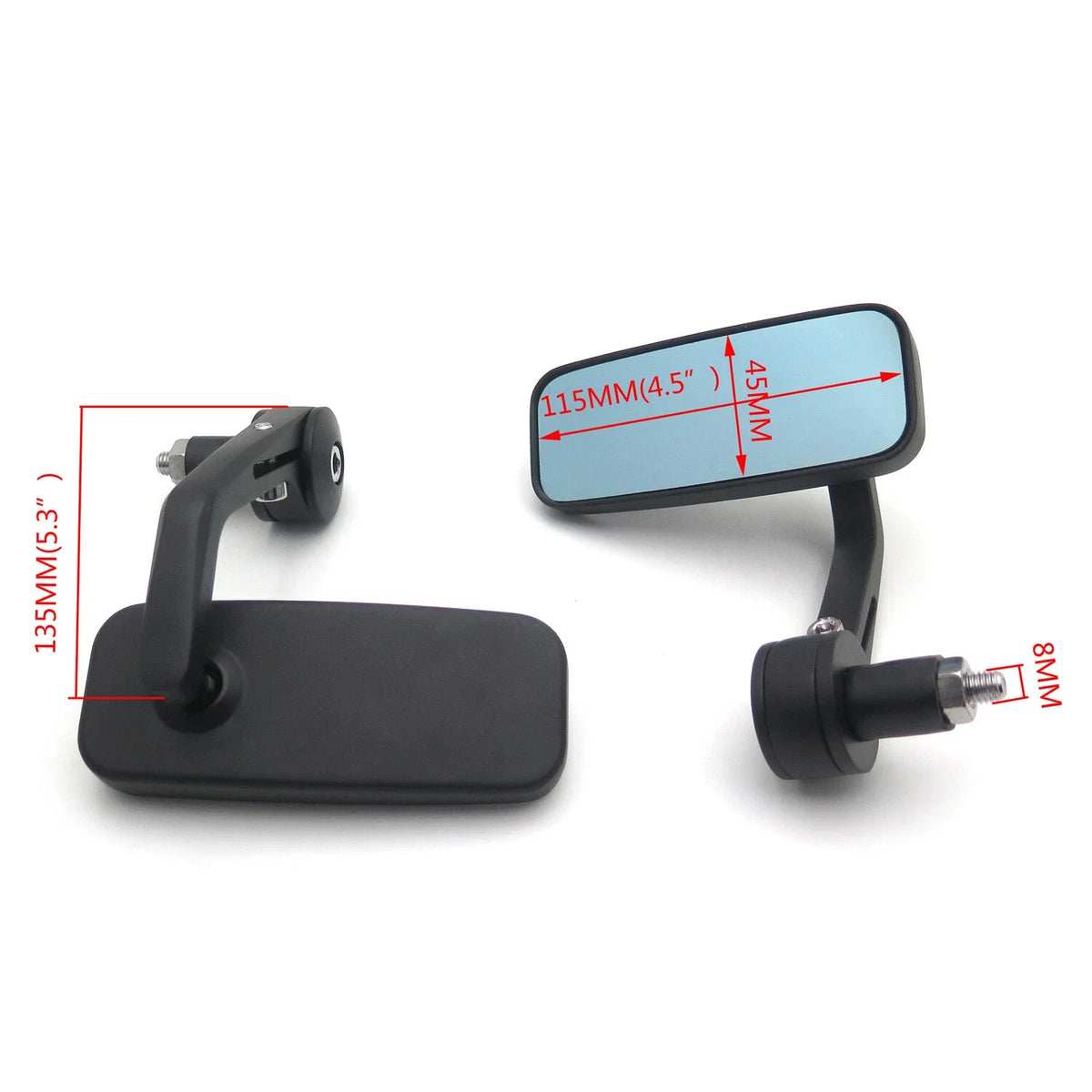Handlebar End Mirrors 7/8" for Ducati Monster (696-1200)
