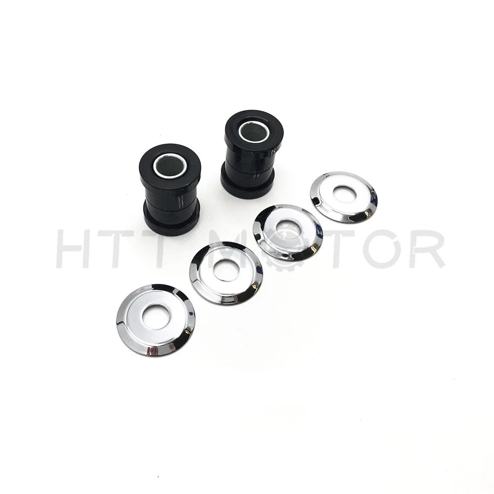 Handlebar Bushings Kit for Harley (1973–Present) - Thermoplastic Polyurethane, Black