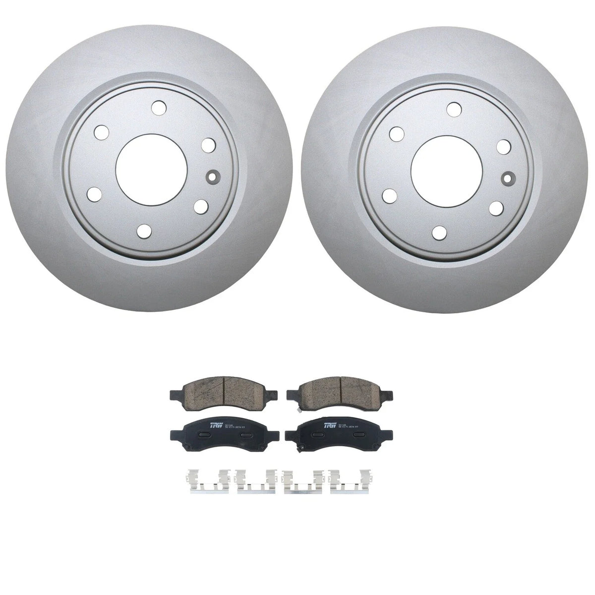 Front Brake Rotor and TRW Ceramic Pad Kit 325mm for 2007-2017 Models