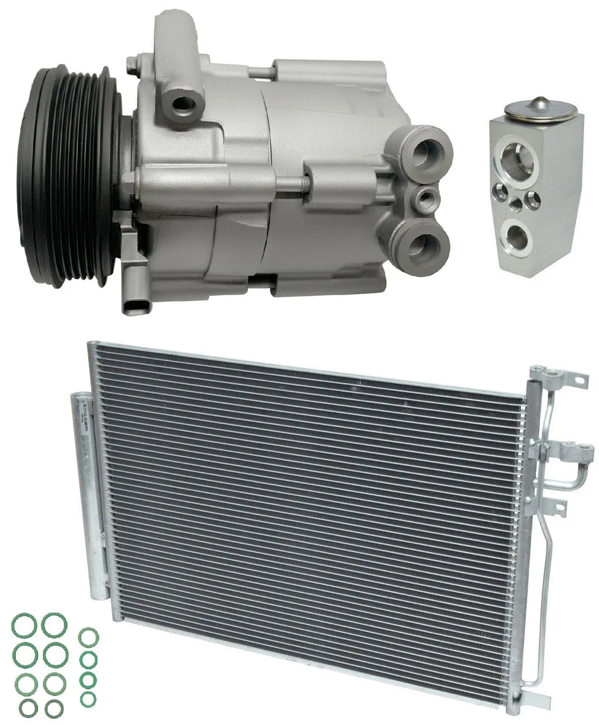 AC Compressor Kit W Condenser for Saturn Vue 2.4L (2010–2010)