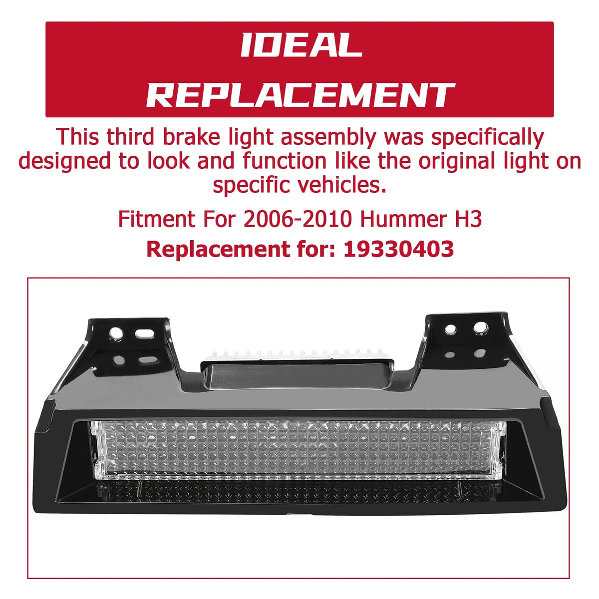 LED Brake Light for H3 Hummer (2006-2010) 19330403