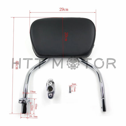 Backrest Sissy Bar Pad, Detachable for Harley FLRT FreeWheeler 2015-2020