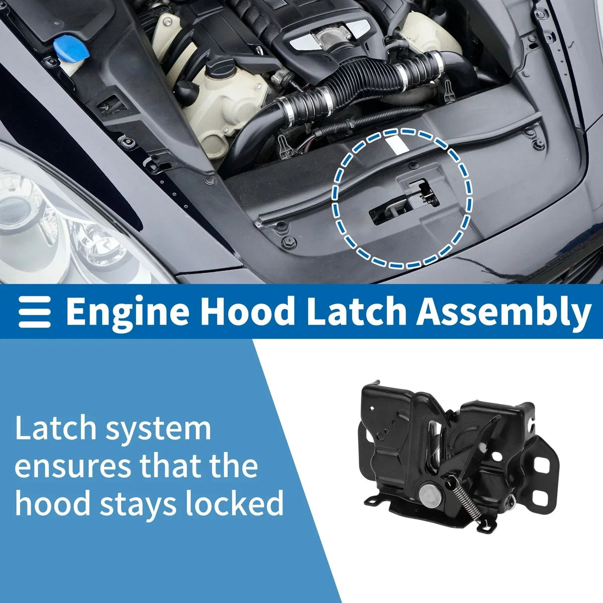 Hood Latch for Dodge Durango (2011-2022) - 1 x Durable Assembly