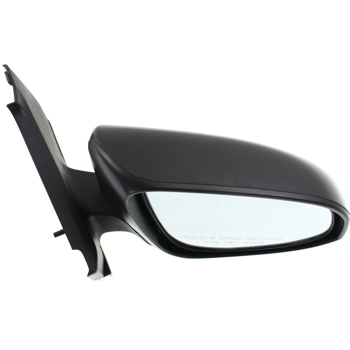 Right Side Manual Mirror for Toyota Yaris (2012–2014) Textured Black