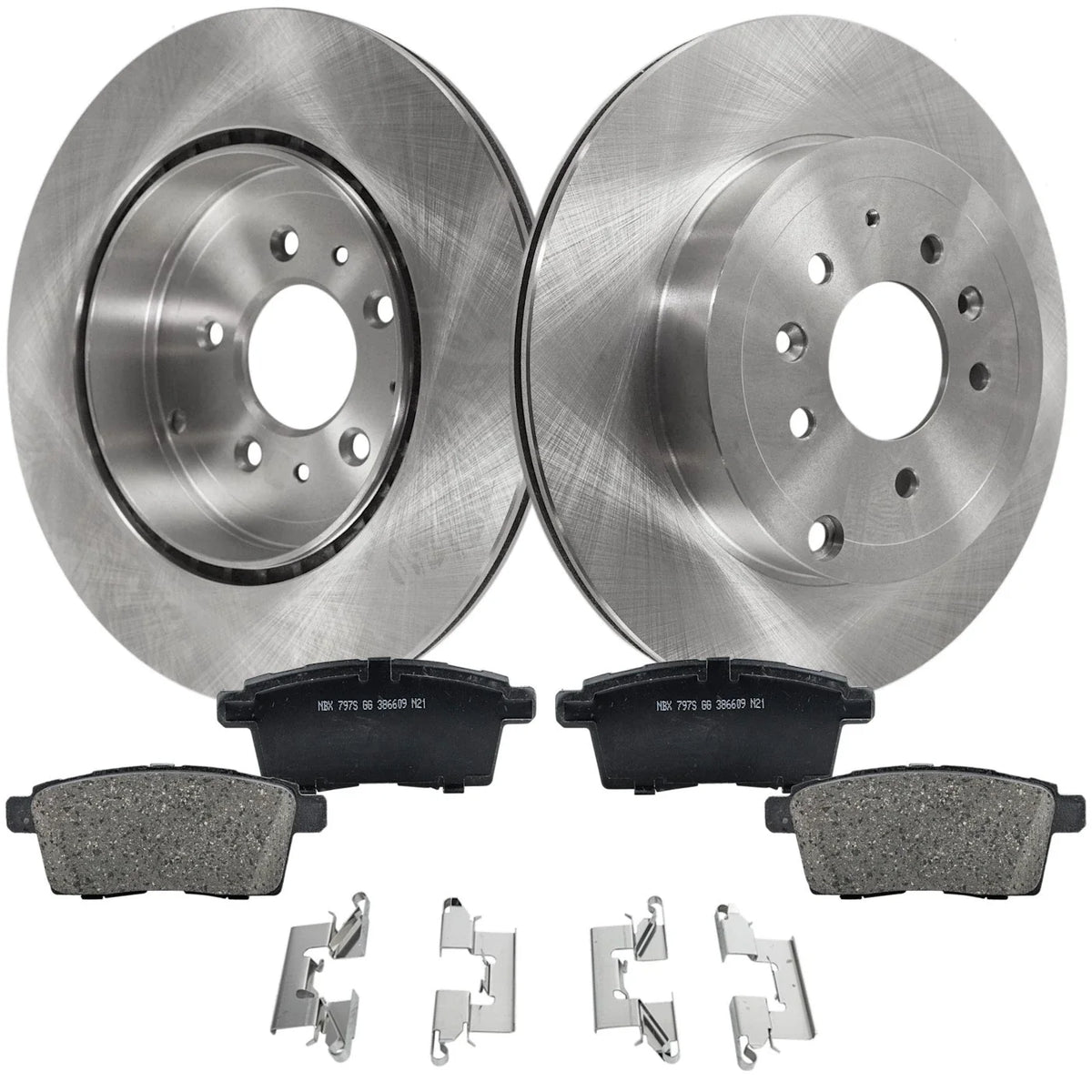 Rear Brake Rotors and Pads Kit for CX-9 (2007–2015) Mazda