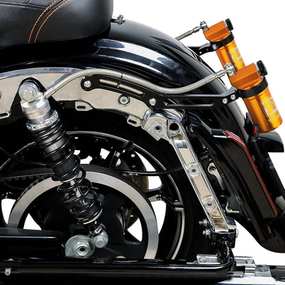 Rear Suspension Shocks with Remote Reservoir for Harley Road Electra Glide