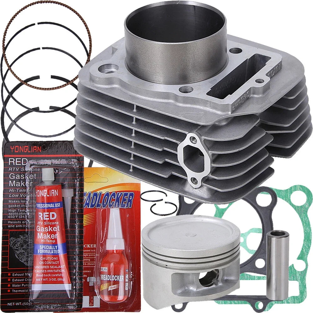 Top End Rebuild Kit with Cylinder Piston Gasket for Yamaha Warrior 350 (1987–2004)