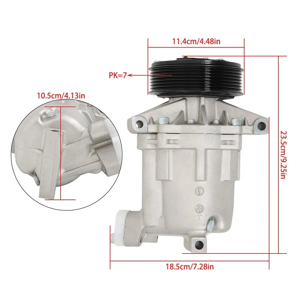 CO 11155C A/C Compressor for Nissan Tiida & Versa 2007-2015