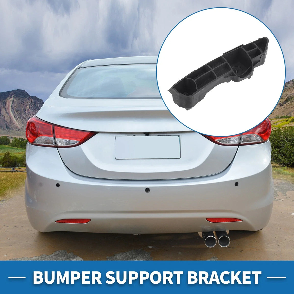 Left Rear Bumper Retainer Bracket No. 525630R050 for Toyota RAV4 (2016–2018)