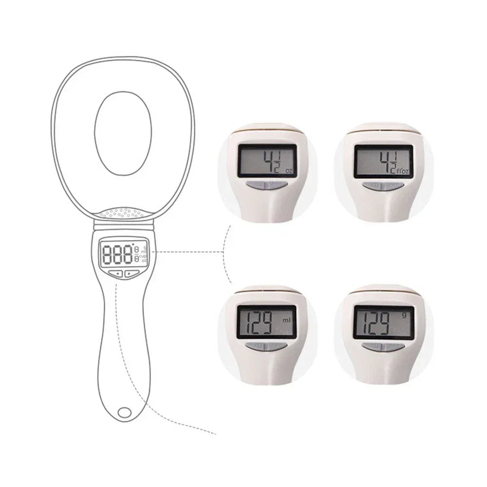 Precision Digital Spoon Scale 800g/0.1g with LCD Screen